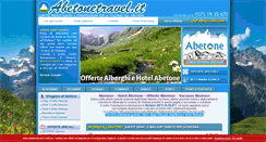 Desktop Screenshot of abetonehotel.it